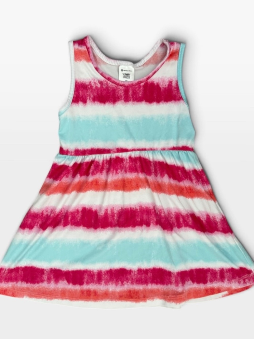 Red white and blue sleeveless dress